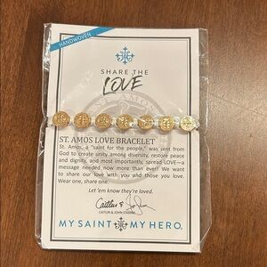Gold St. Amos Love Bracelet